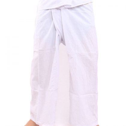 Thai Fisherman Pants Wrap Pants for Men Women Capri M L X Long