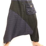 Harem Pants Drop Crotch with large Side Pocket