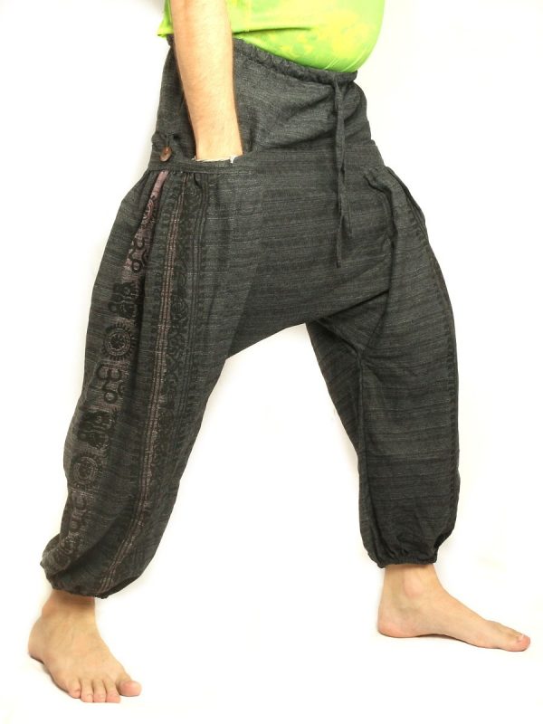 Thai Elephant Pants, Harem Pants With Mandala in Two-tone, Aladdin Pants in  Soft Viscose, Thai Pants, Yoga Pants/ Beach Pant for Unisex New -   Canada