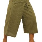 Short Thai Fisherman Pants' - Green