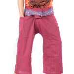 Thai Fisherman Pants Stripe Mix Cotton
