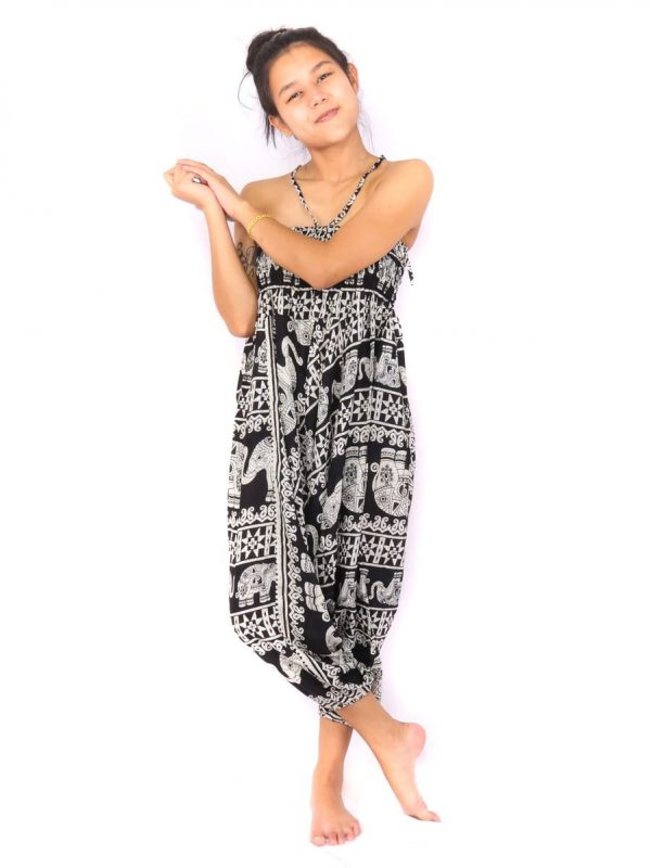 Elephant Pants Drop Crotch Onesie Jumpsuit