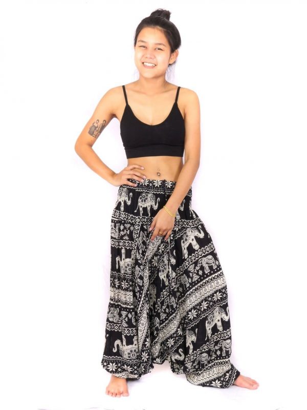 Elephant Pants Drop Crotch Onesie Jumpsuit