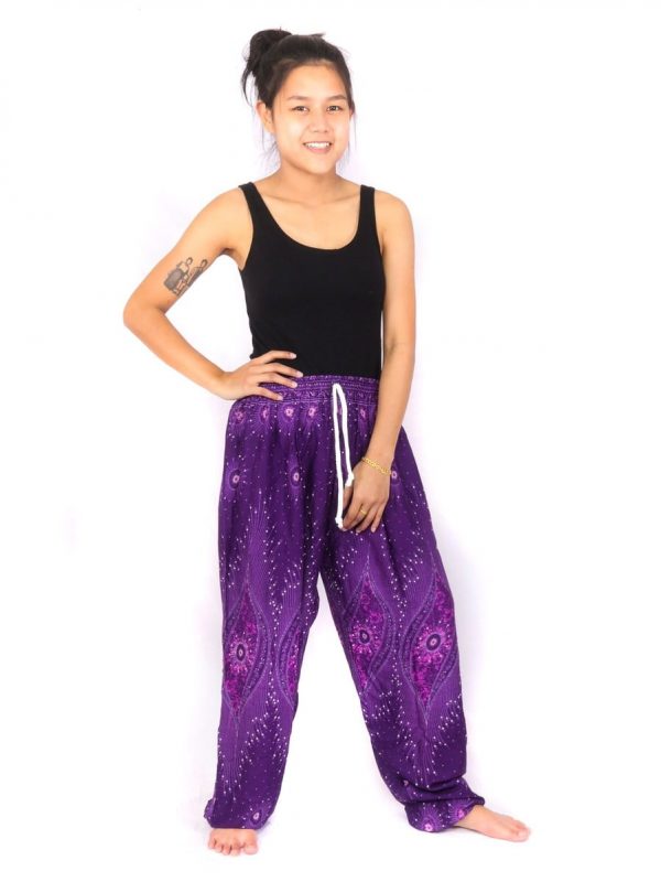 Harem Pants Peacock Feather
