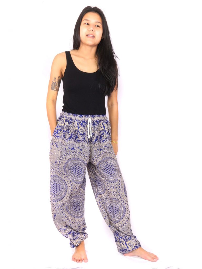 100% Cotton Made in Thailand Eat Pray Love Harem Pants main image 1