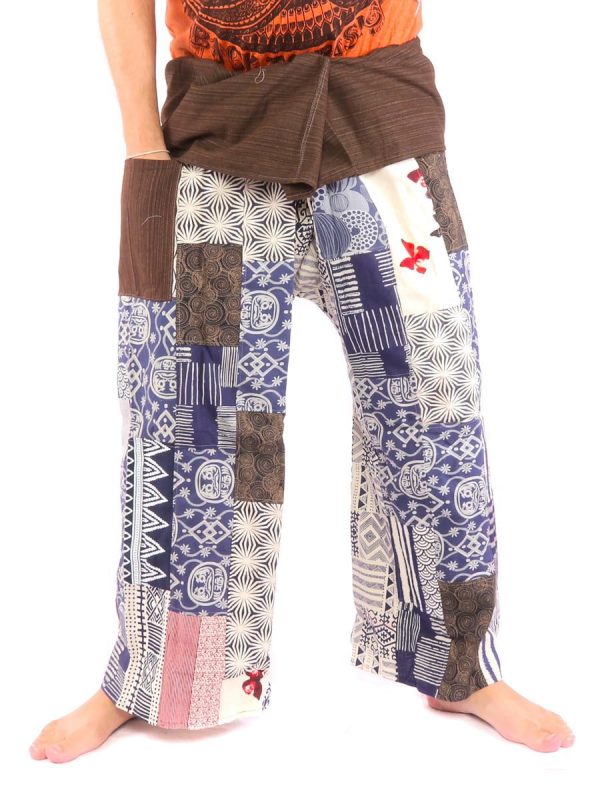 Thai Fisherman Pants Patchwork Size XL Extra Long