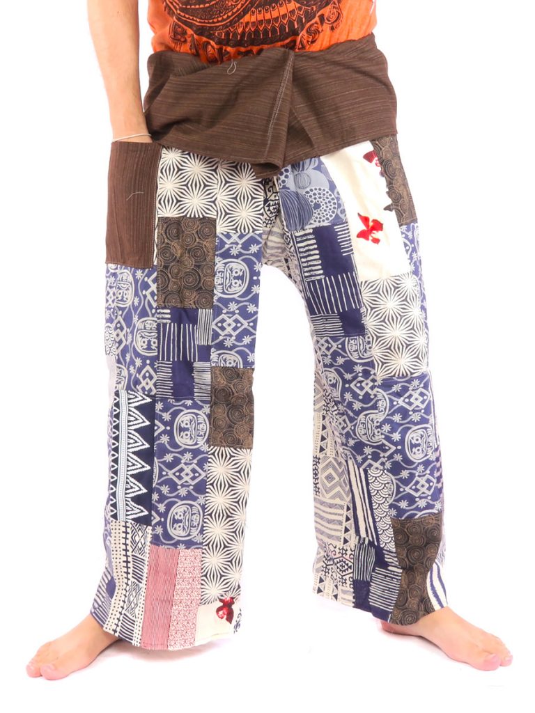 Thai Fisherman Pants Patchwork Size XL Extra Long